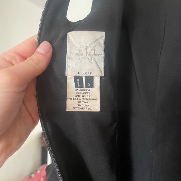 Nicole Miller worn once cut out mini dress - Picture 2 of 3